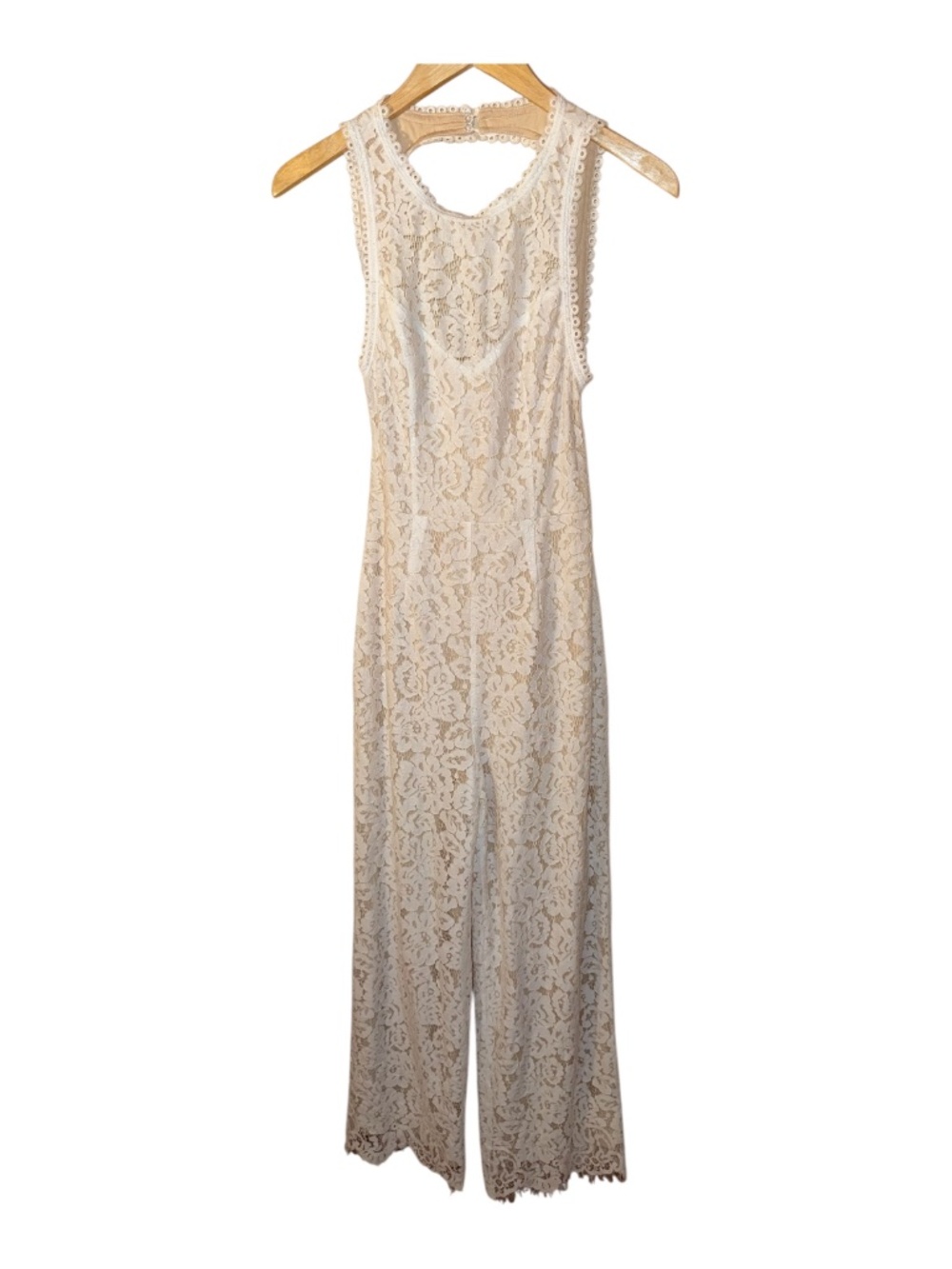 Lulu’s Lace Jumpsuit S Open Back